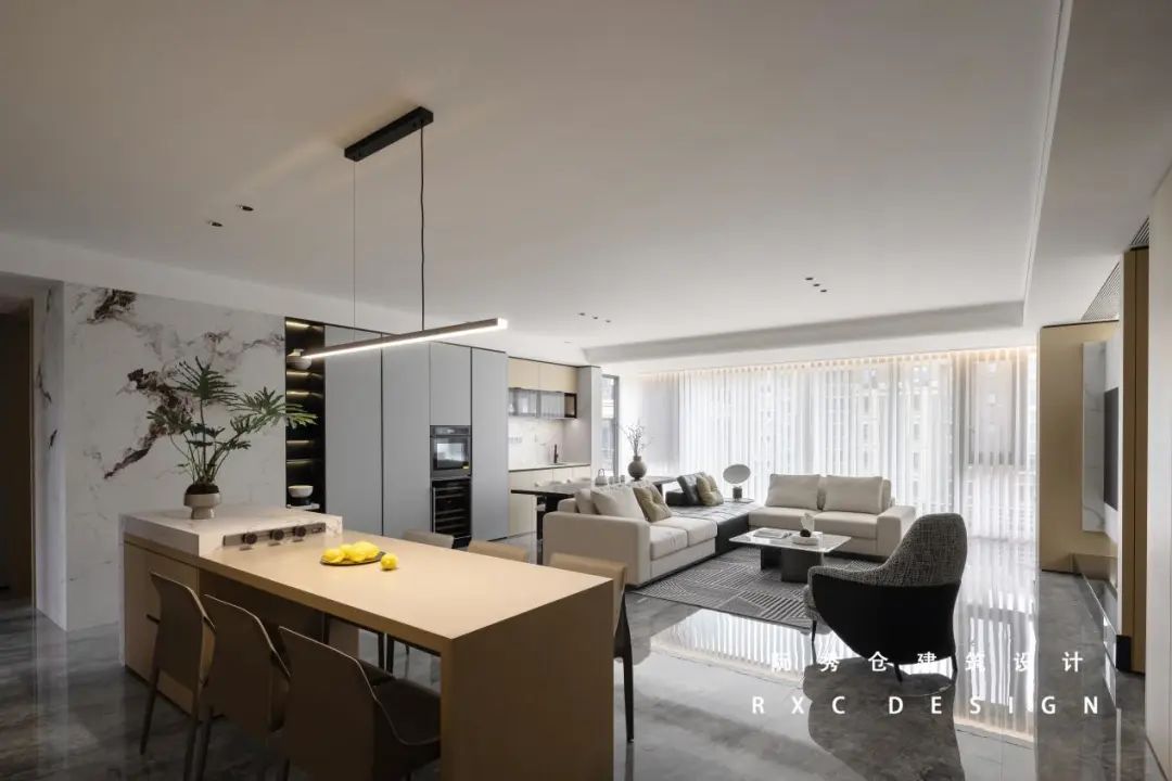 公园里 150㎡原木与灰黑的现代空间丨中国合肥丨阮秀仓建筑设计-18