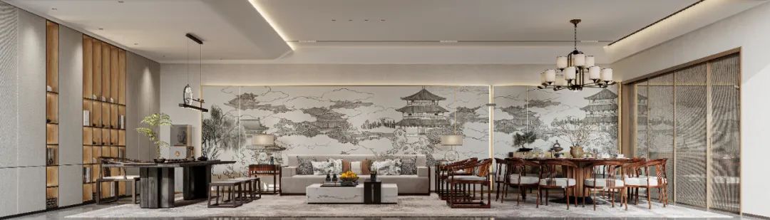 265㎡新中式私宅丨中国包头丨阿迪-28