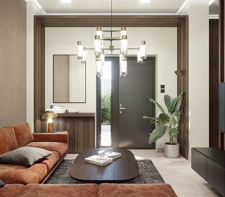 简约中性色调公寓，温馨实用空间艺术-1