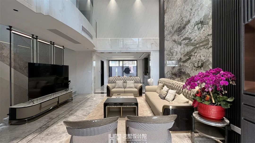 世茂摩天城现代轻奢别墅丨HA艺墅设计院泉州分院-33