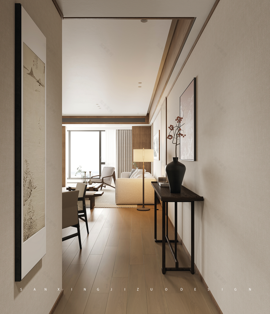 中骏世界城 135㎡精装改造丨三行集作设计工作室-29