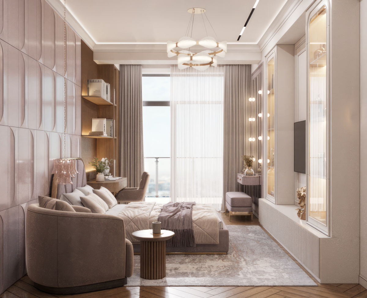 年轻女孩卧室设计-5