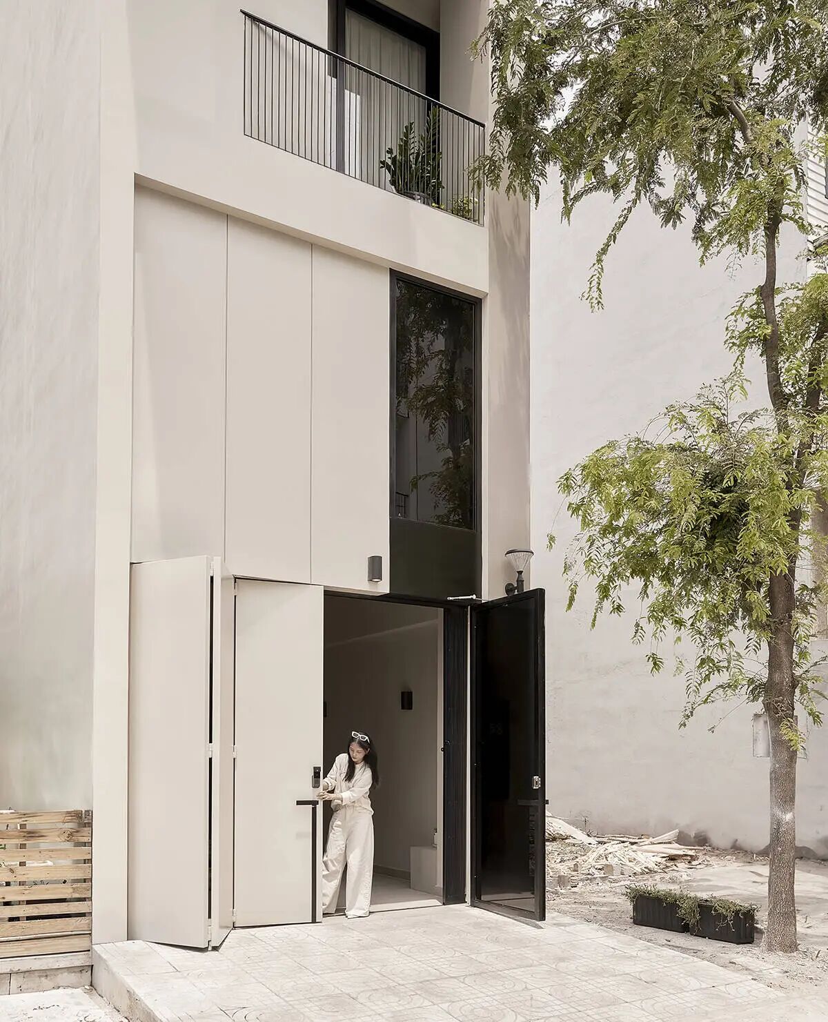 White Oasis窄长宅设计-21