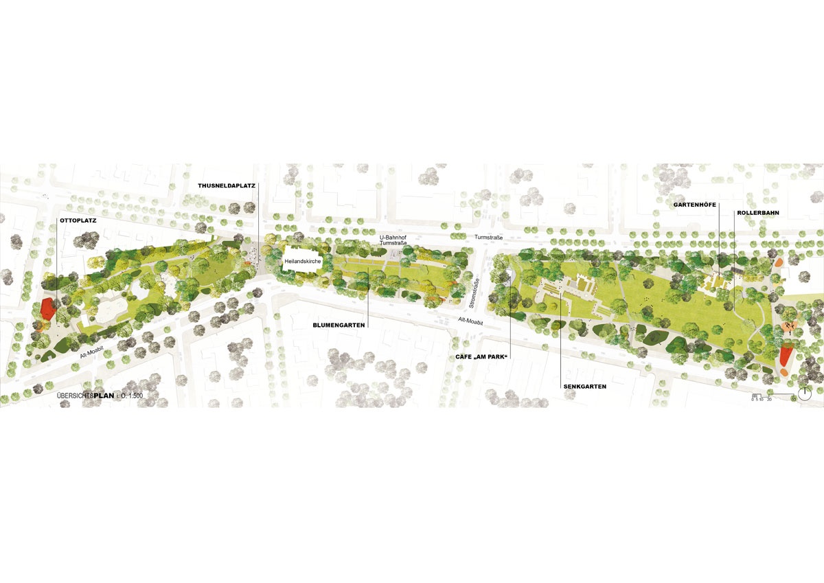 柏林 Kleiner Tiergarten -Ottopark 公园景观改造-6