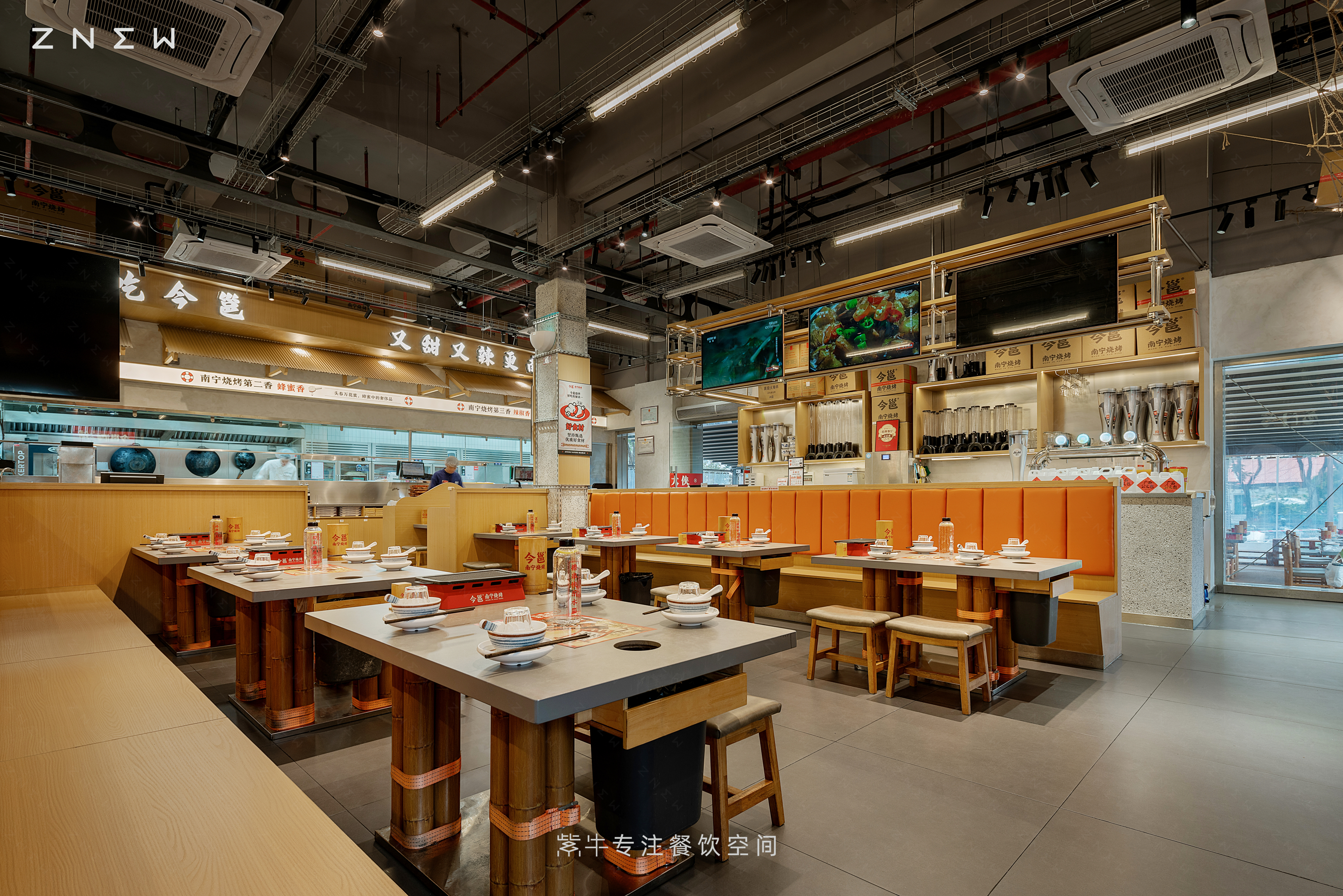 今邕南宁烧烤（亭子码头店）丨中国南宁丨紫牛餐饮空间设计-12