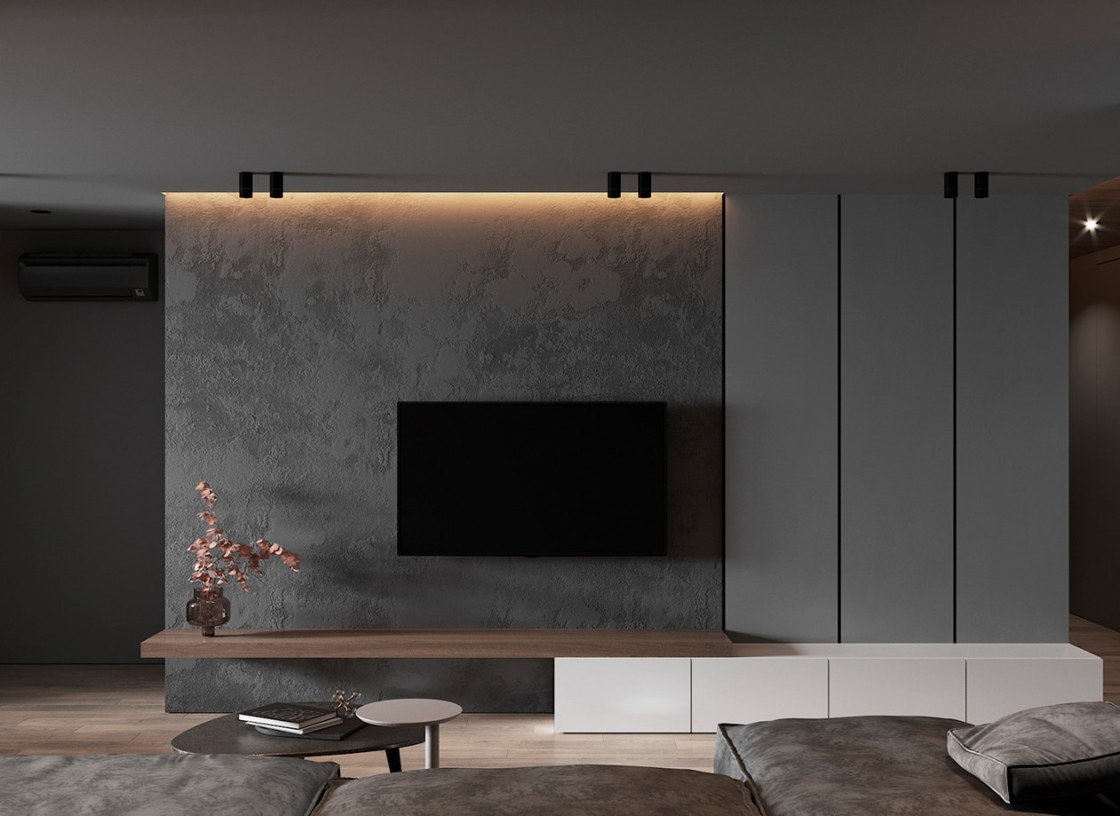 Studio | Buro2D 俄罗斯 黑色公寓-0