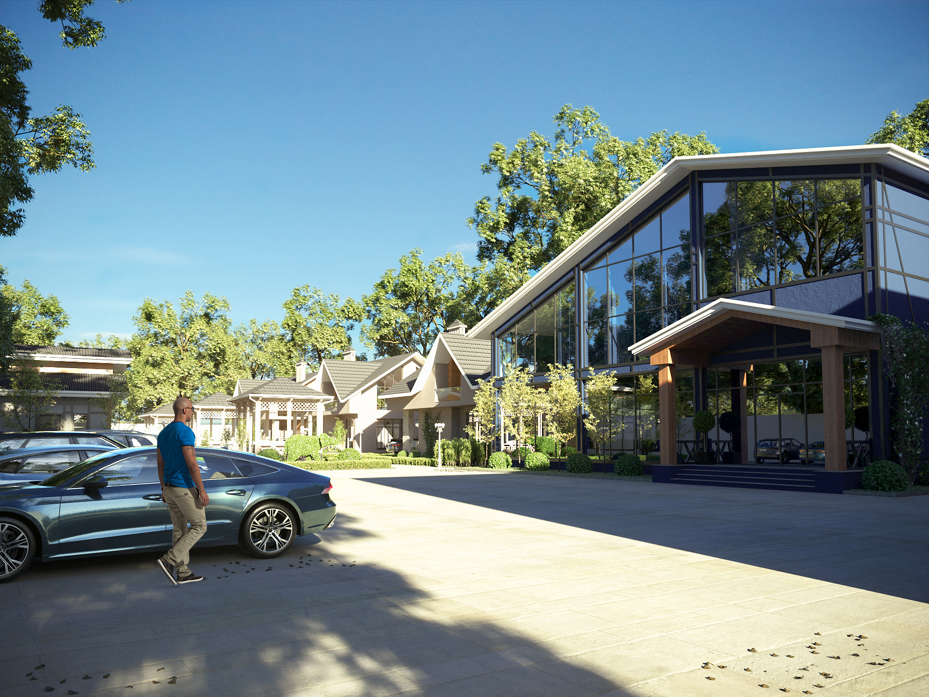 Hotel cottage and landscape design-0