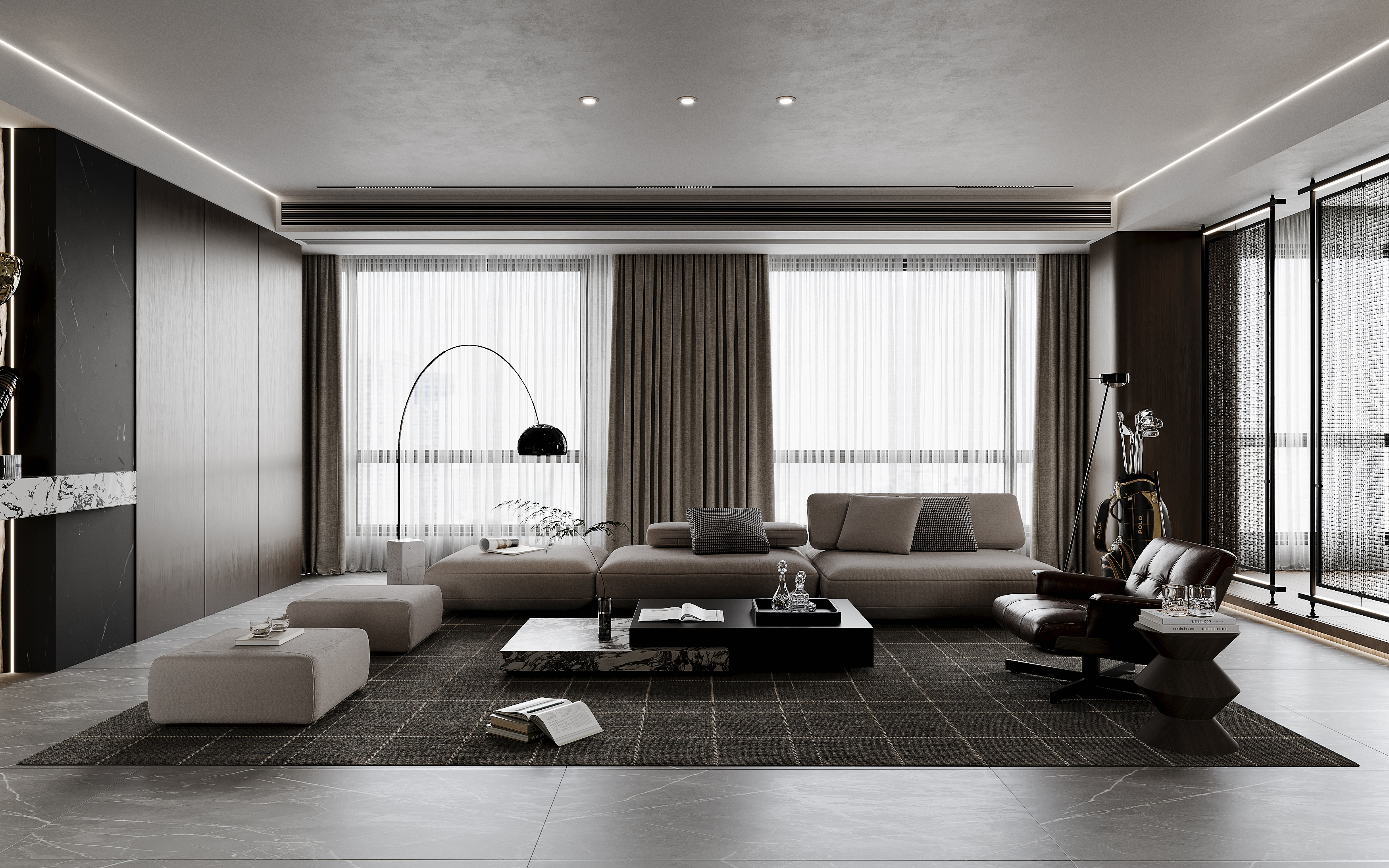 现代大平层-意烬-1