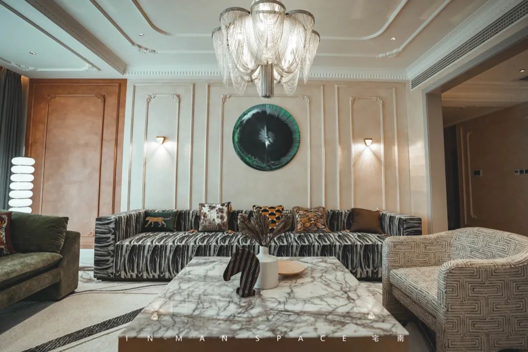 流动空间 · 内江万晟城华府 193㎡现代简约设计丨中国内江丨宅南空间设计事务所-23