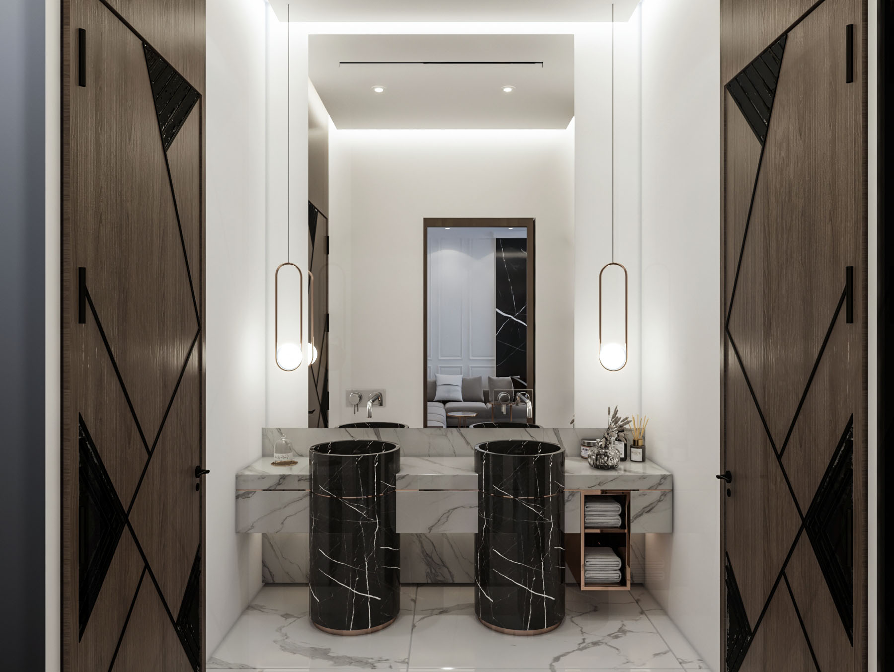 Modern Dewania 卫生间洗手盆设计-13