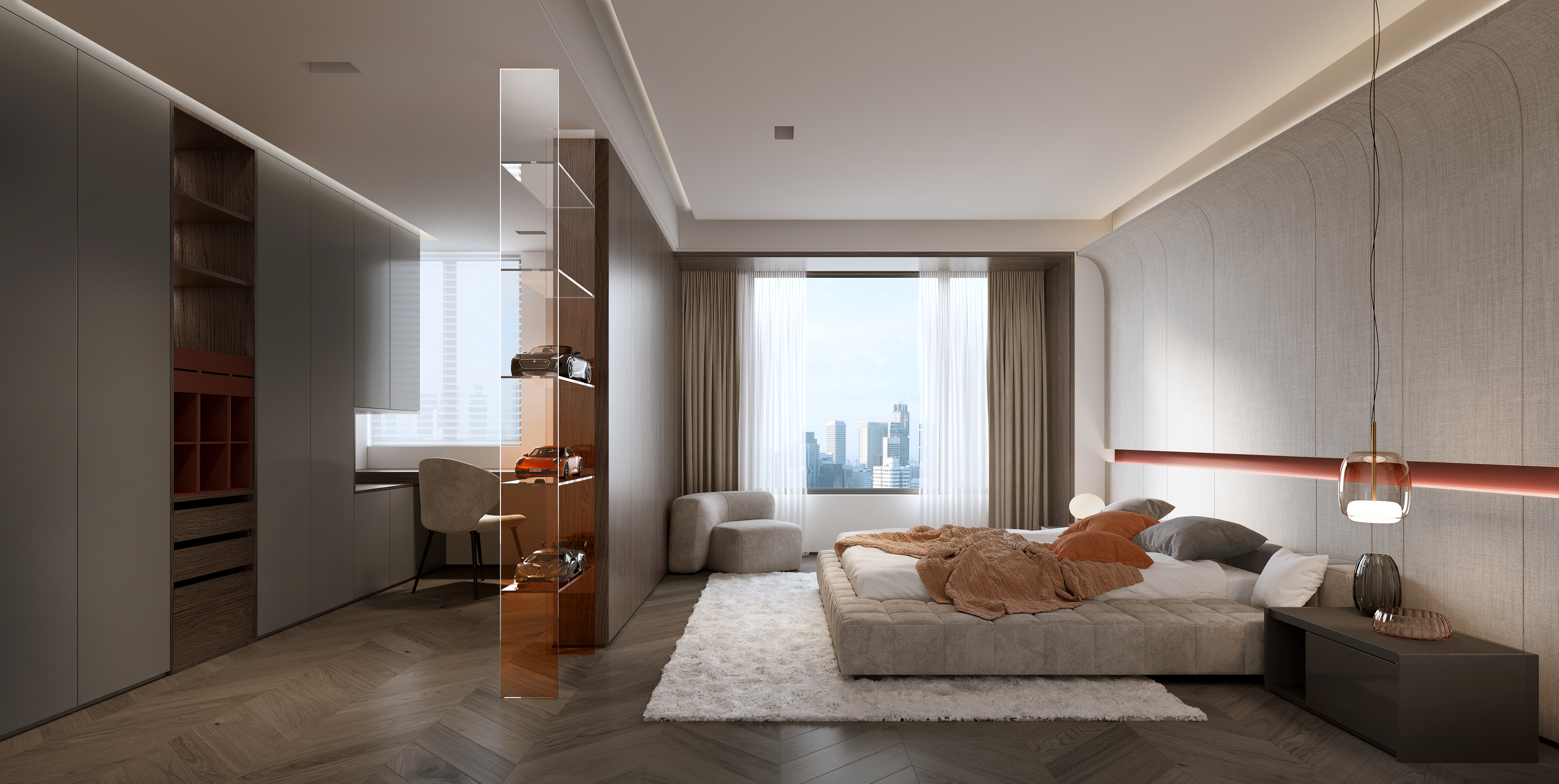 纵禾设计 · 福州融侨国际公馆180m²平层-6