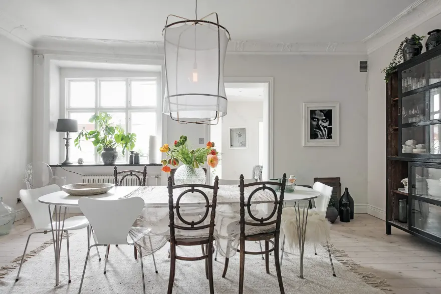 瑞典 106 平米原木与水泥的温馨原野风-9