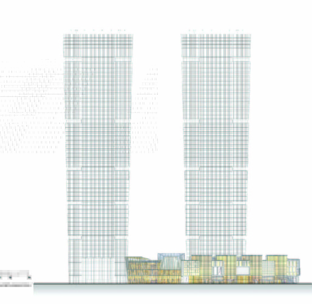 Raffles City The Bund 办公建筑设计丨中国上海丨Pelli Clarke & Partners-61