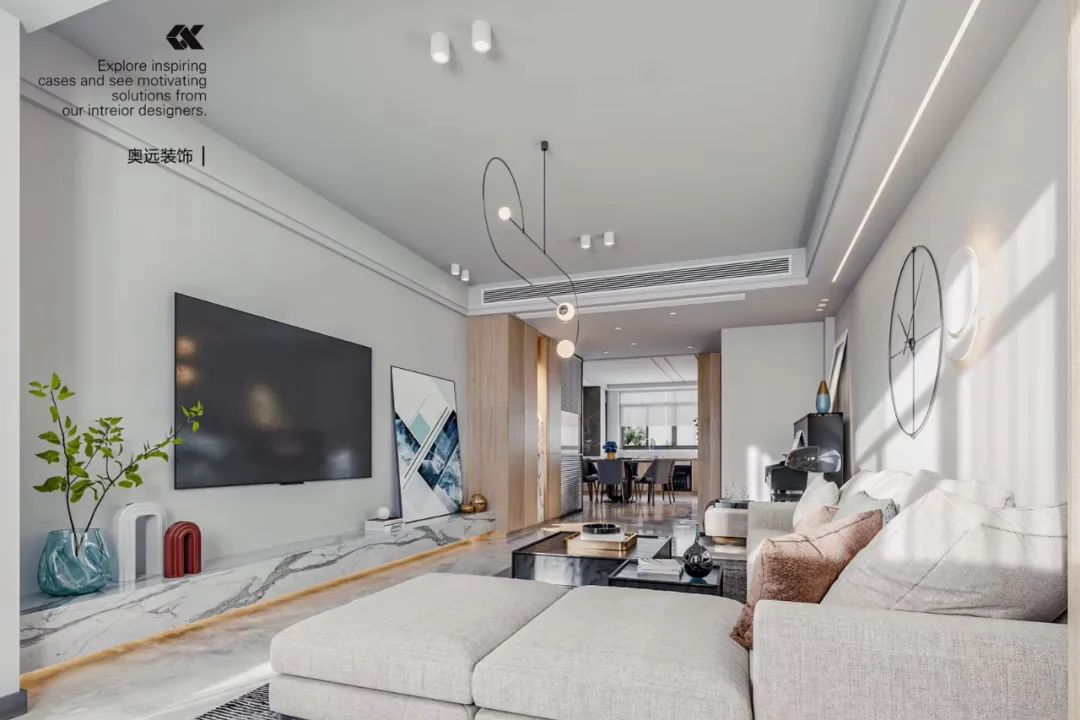 现代暖色调木质空间，打造云澜湾复式住宅-12