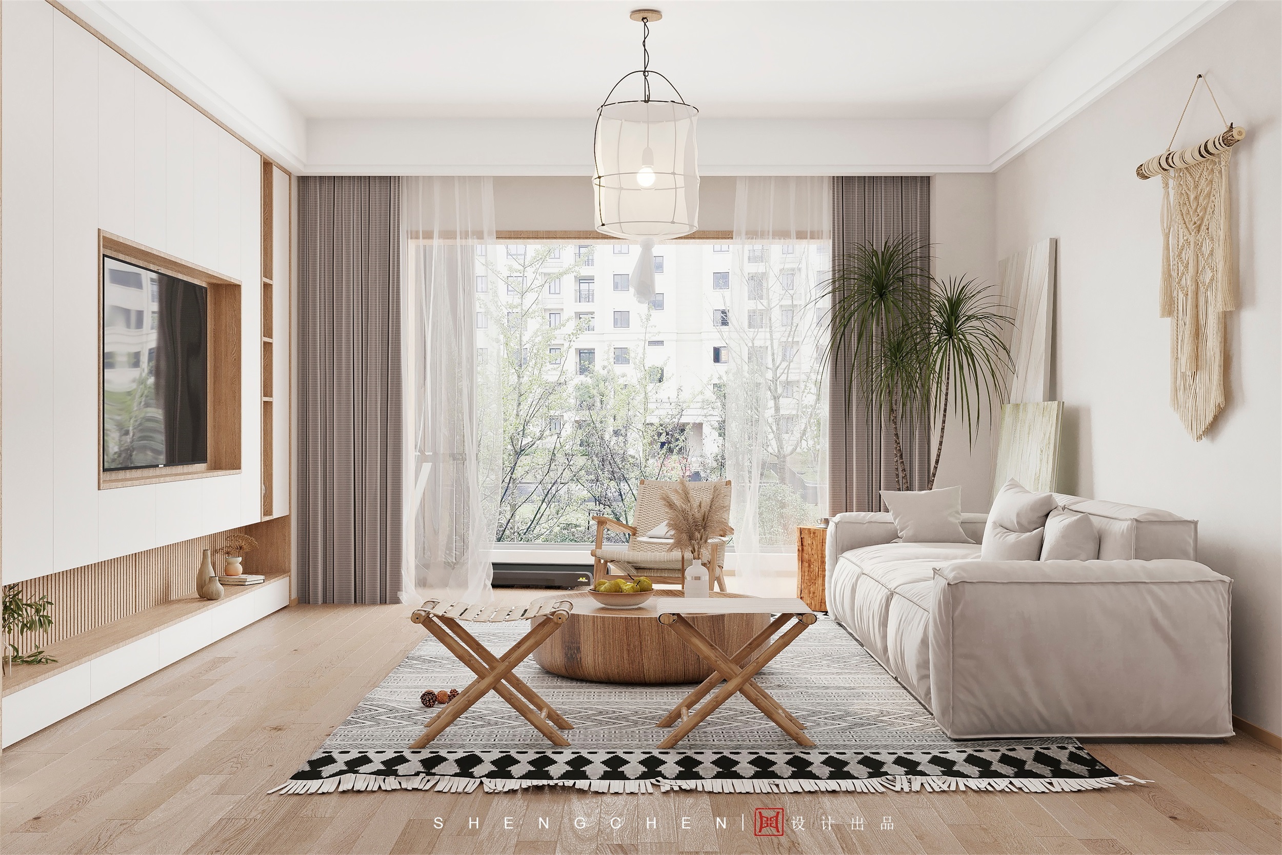 日式平层简约主义设计典范丨盛宸设计-3