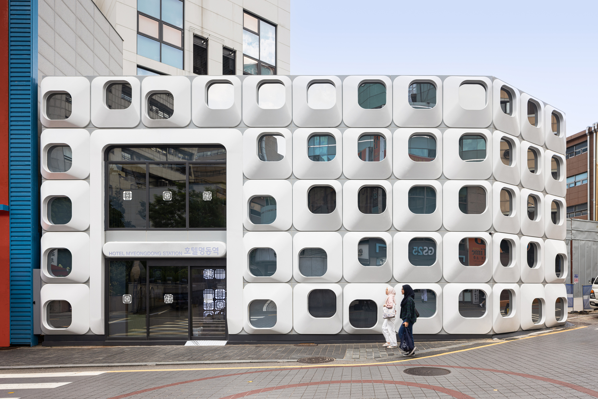 明洞站酒店丨韩国首尔丨Yong Ju Lee Architecture-24