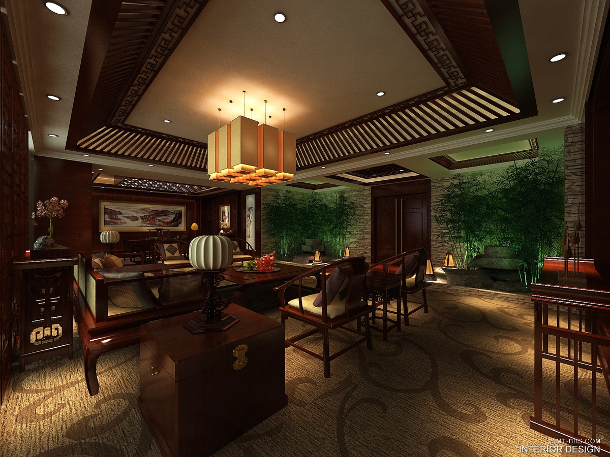 董事长办公室  古典中式-2