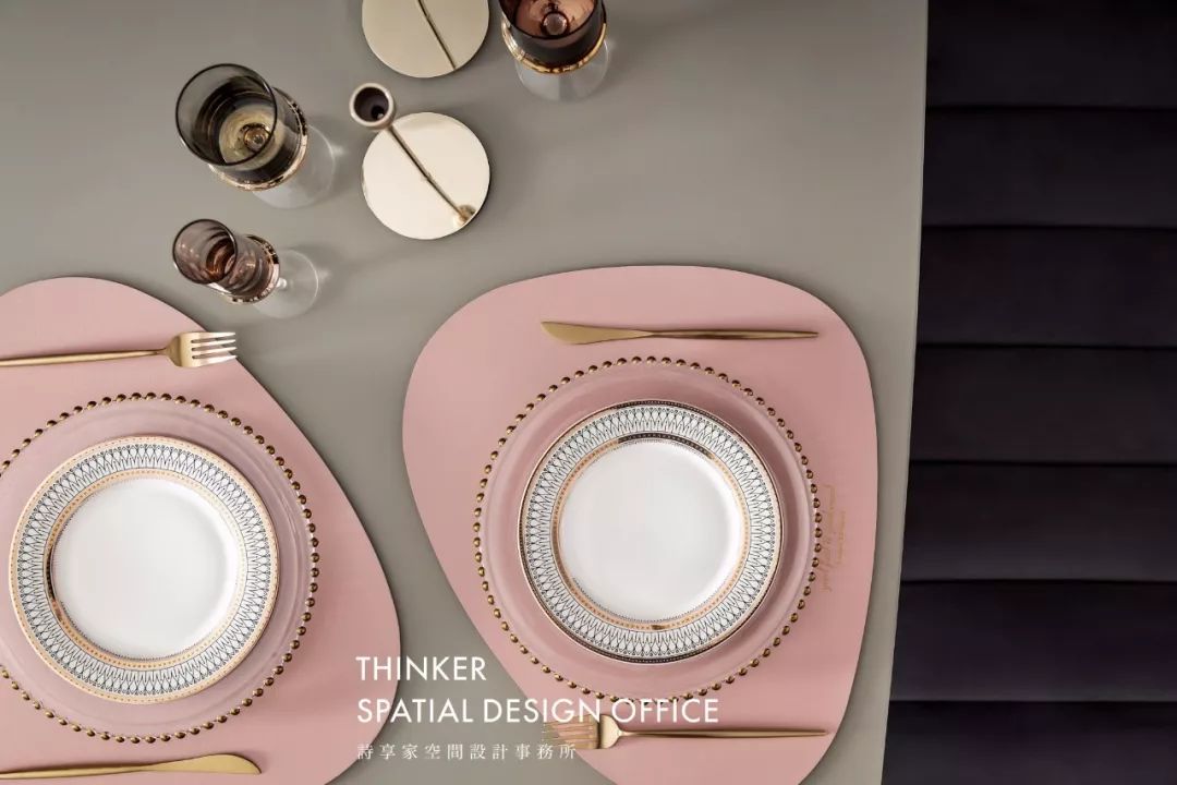 浪漫轻奢,曲线之美——141㎡华润翡翠城现代家居设计-52