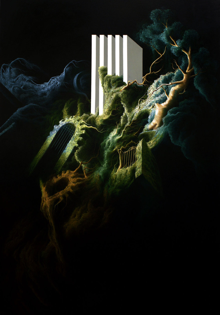 梦幻般的不可能景观 | Vasilis Avramidis 的绘画艺术-25