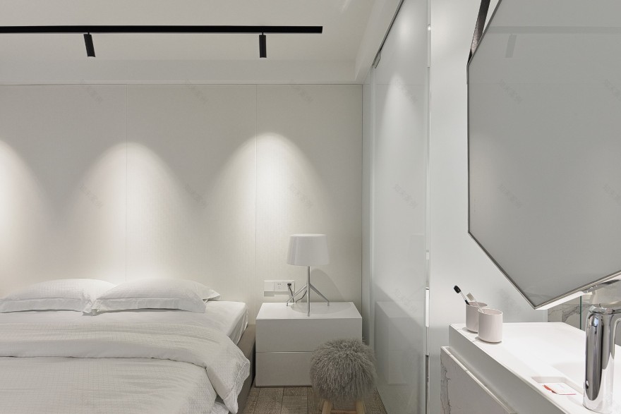 165㎡黑白现代,素简生活 王严民-28