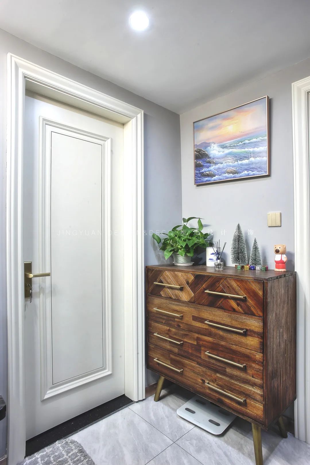 境远装饰 | 150㎡轻奢风,浓浓的艺术气息-56