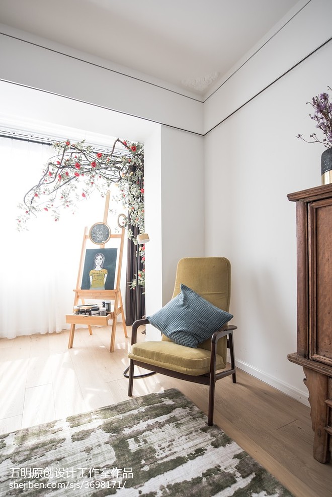 25万元一居50平米装修案例·效果图  花房姑娘-24