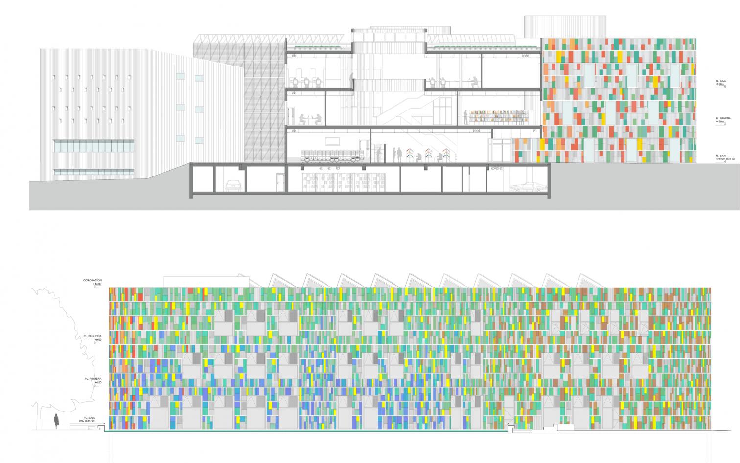 马德里 Leganés 图书馆丨西班牙马德里丨BN Asociados Arquitectos-19