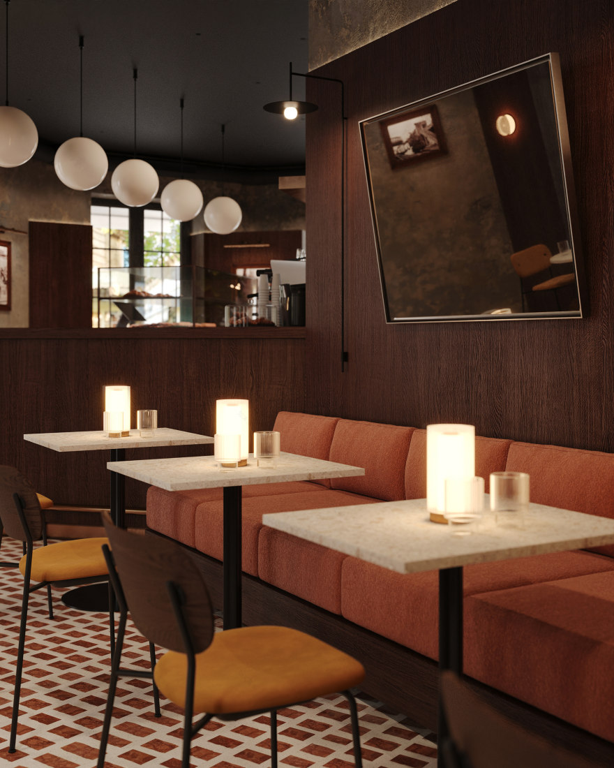 巴黎格伦内勒车站售票处咖啡馆设计概念丨法国巴黎丨Murad Seyid-8