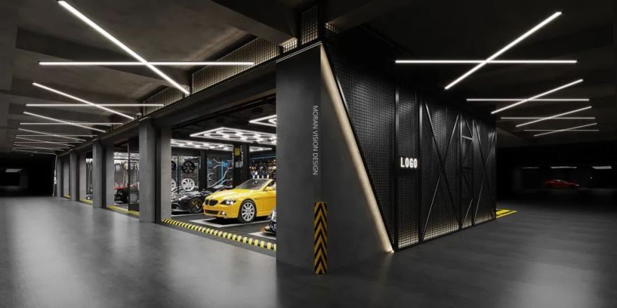 速度与激情 · 郑勇刚设计的梦幻超级车库丨Moran Space Design 墨染空间设计-6