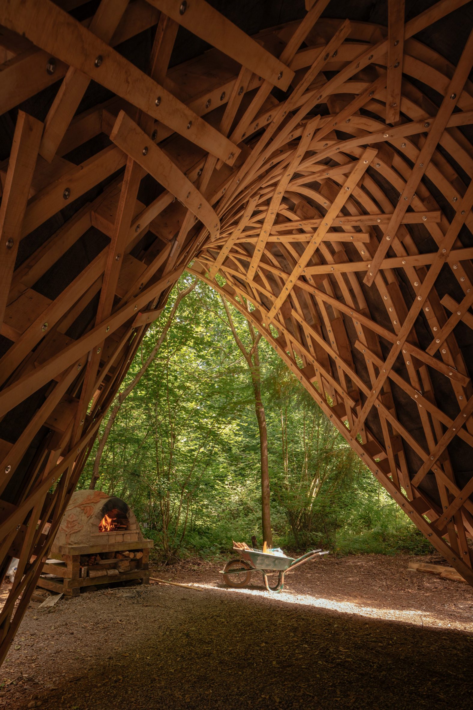 英国 Westonbirt arboretum 社区共建木质庇护所-15