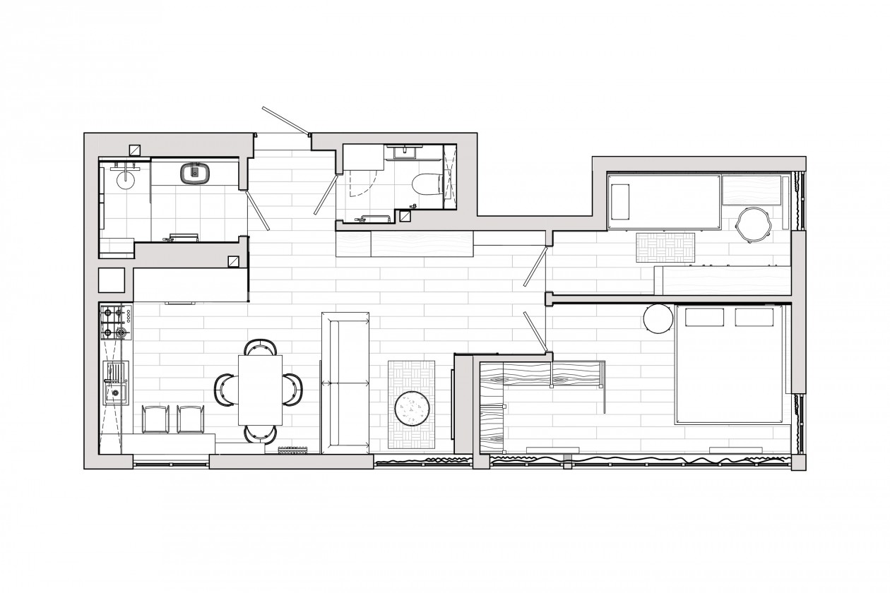 小两居 简约风格设计-0