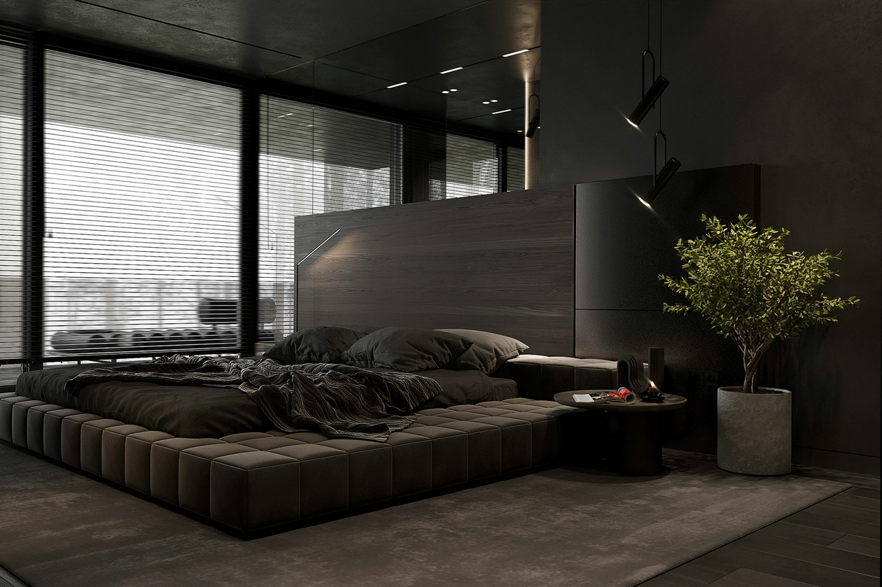 高级黑色系空间设计-12