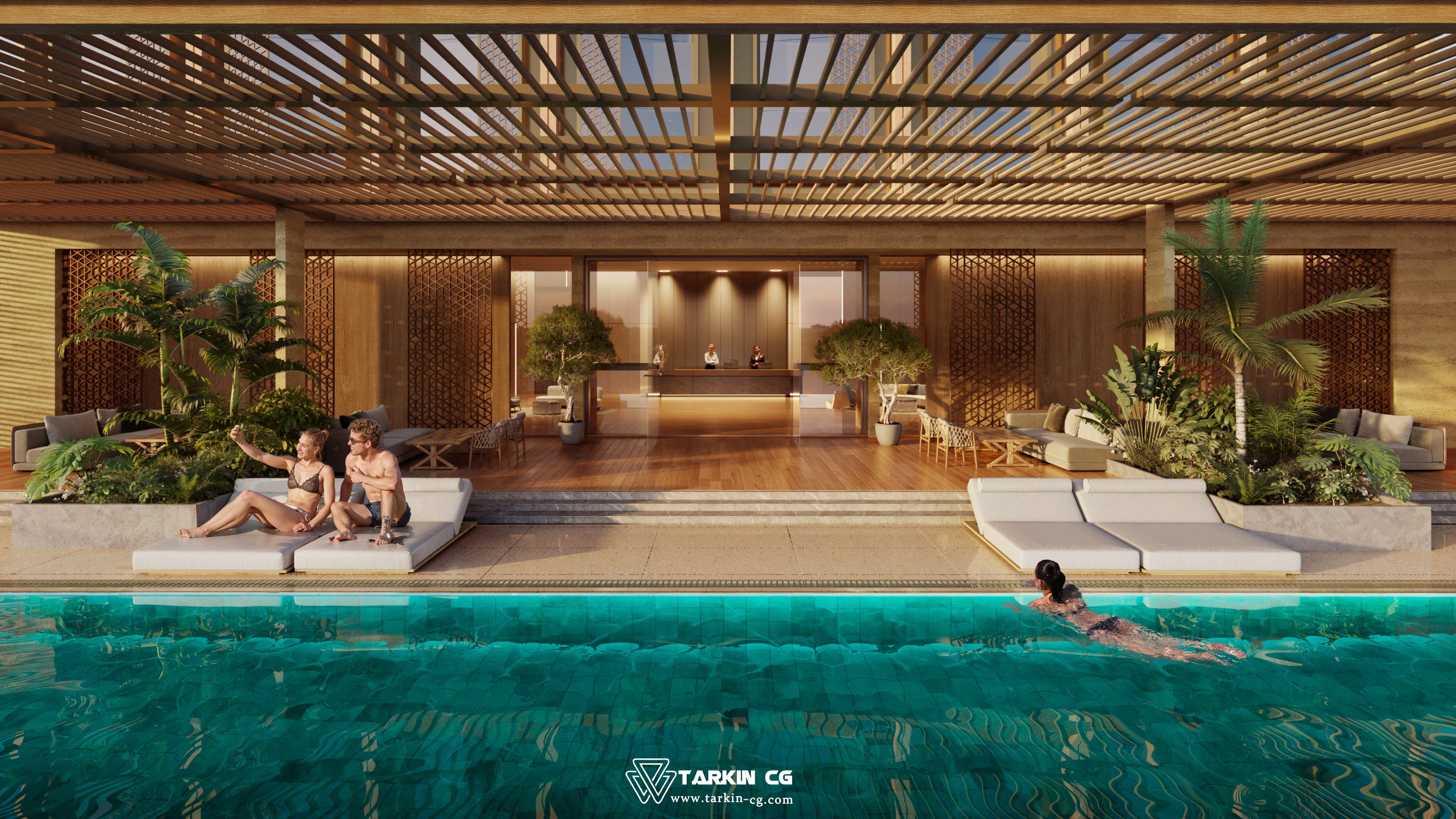 TarkinCG-KAFD Hotel with Skypool Visulization-3