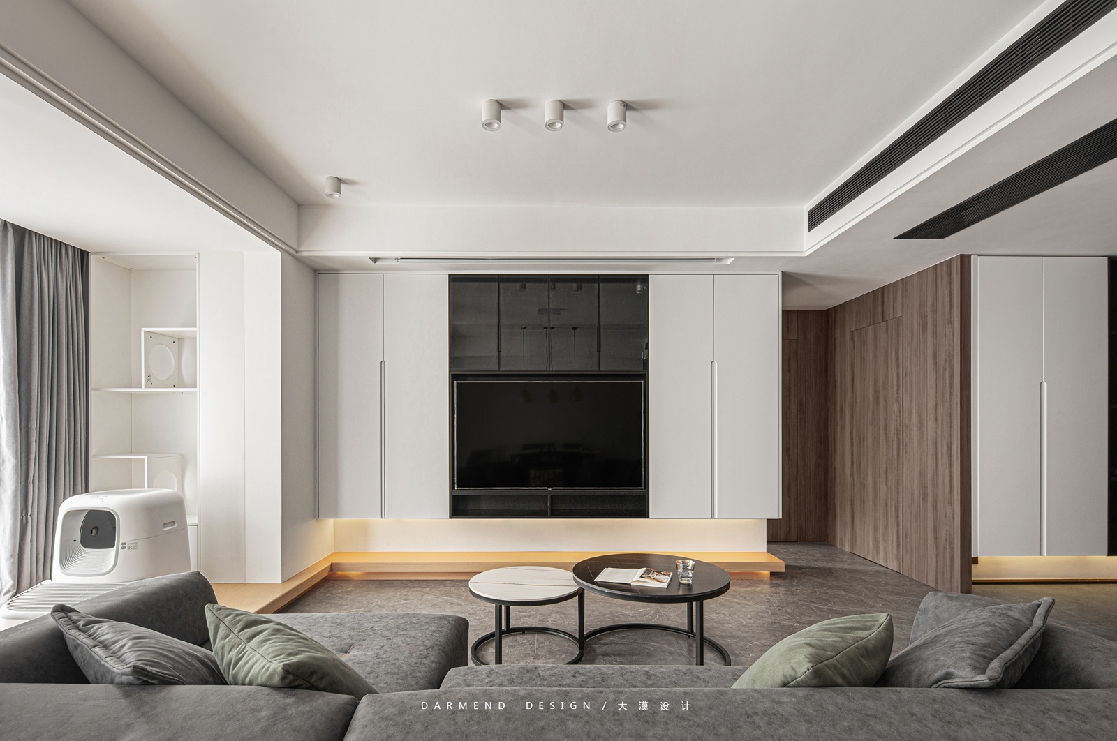 两人三喵的幸福生活丨中国南京丨大漠·室内设计-16