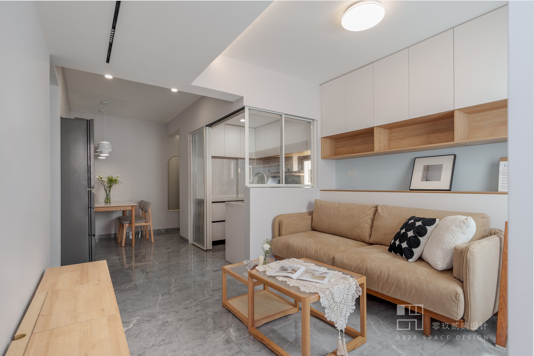 强收纳的通透北欧两居室设计-18