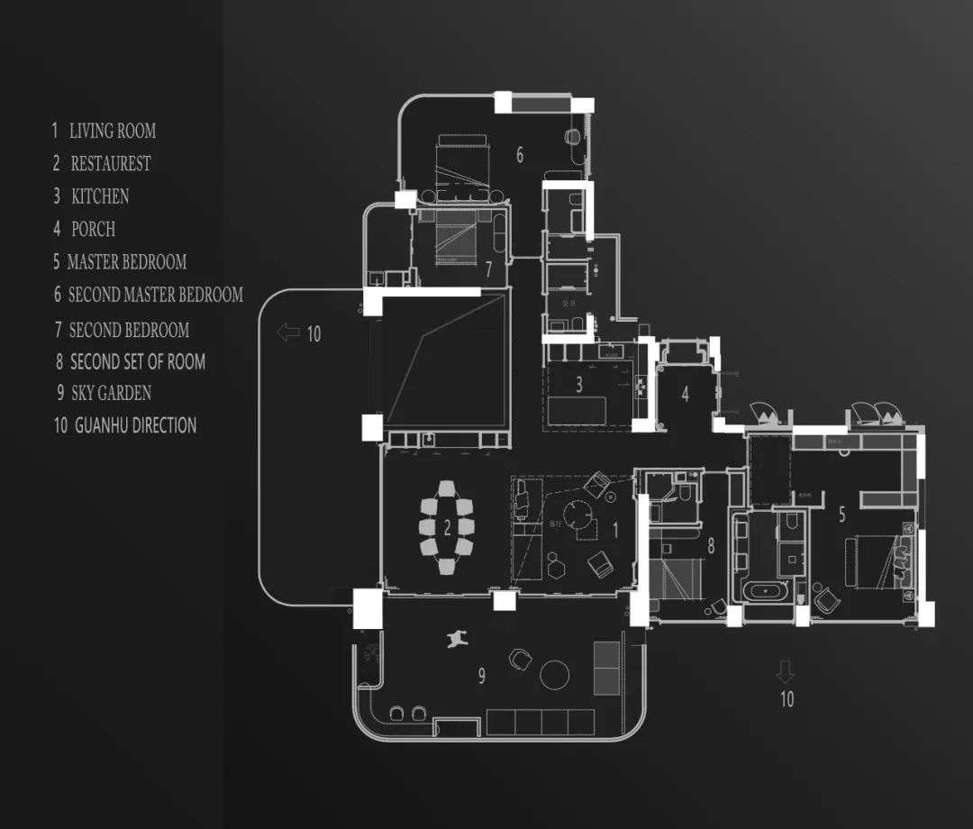 原门·建发宸启瑞湖样板示范丨硬装深圳市壹向空间设计有限公司,软装众睦设计-63