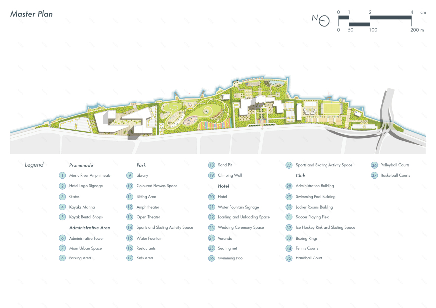 开发Al Warraq区河滨为休闲,旅游和行政区丨埃及-15