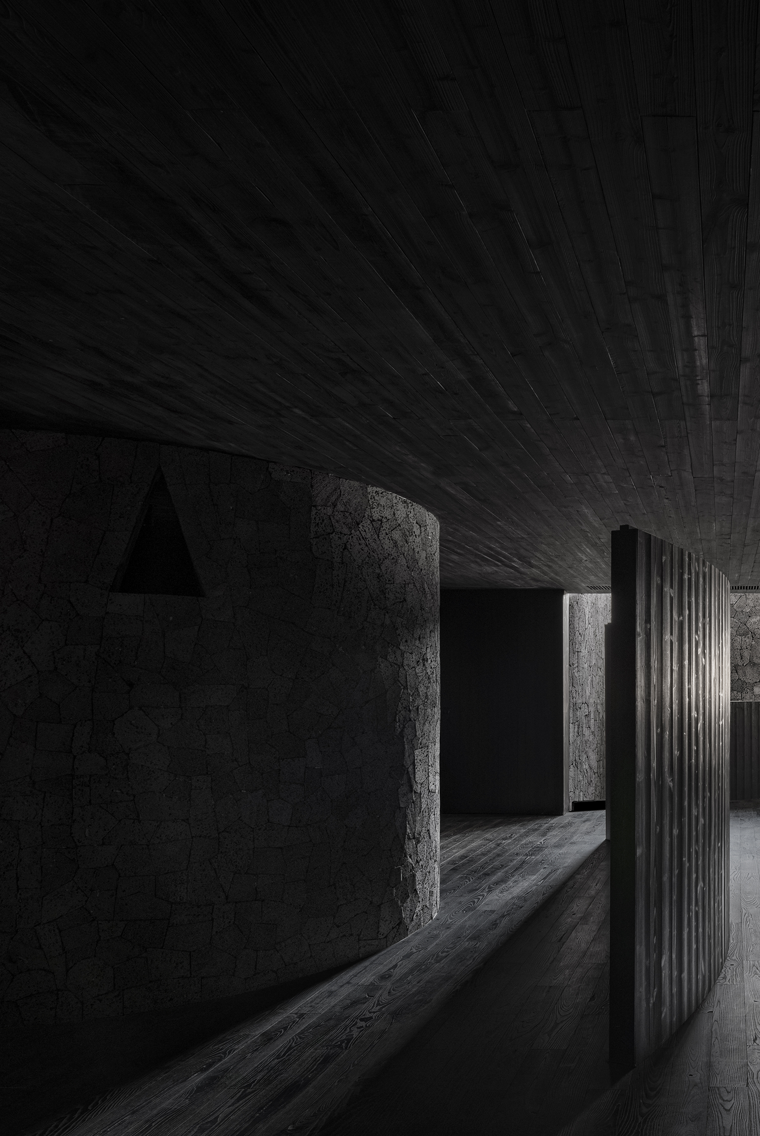 田间之上中国湘菜馆丨中国广州丨黑白木设计-76