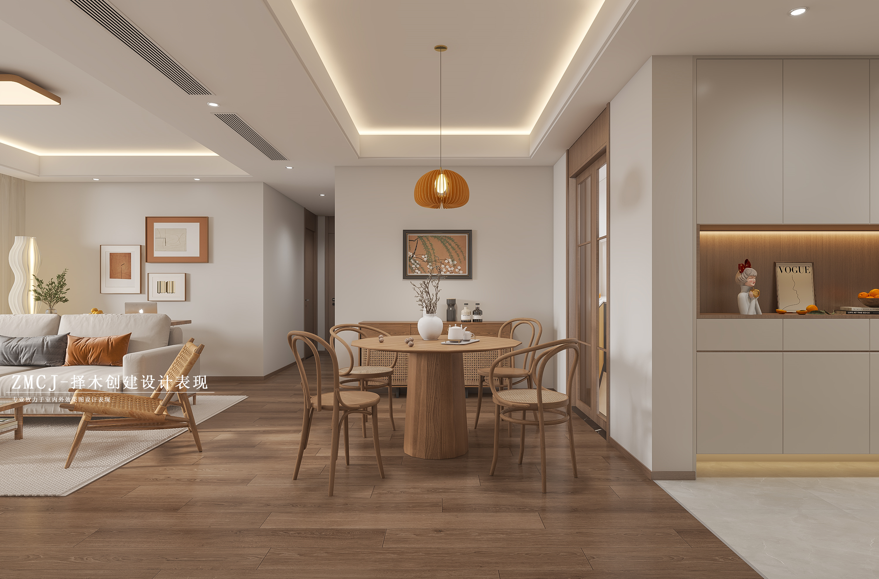 家装-现代原木全屋-1