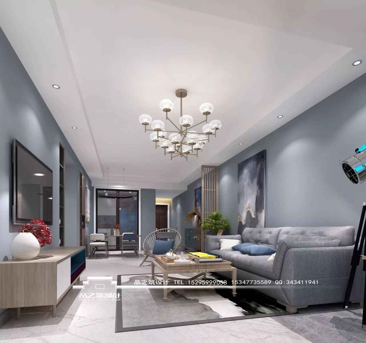 彰泰名都 95㎡简约宜居空间,品之筑设计诠释生活美学-49