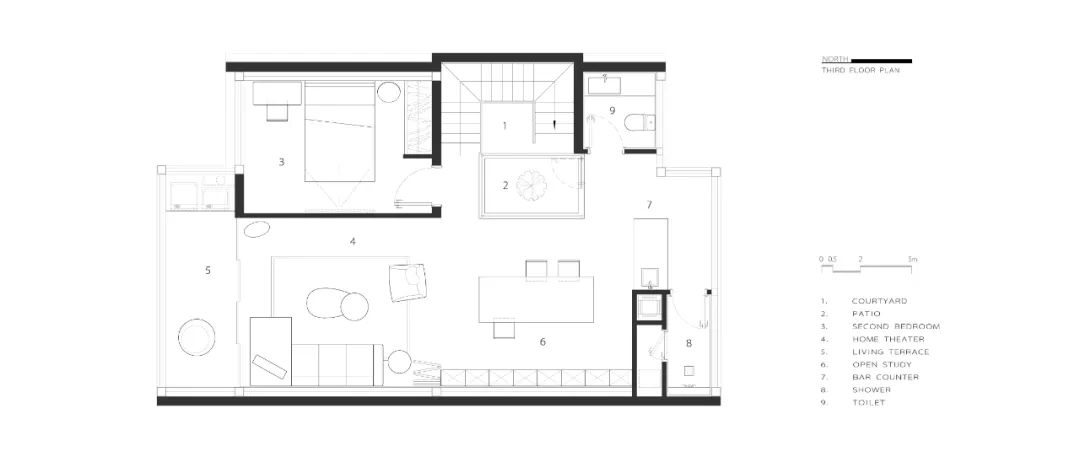 长沙 255㎡极简别墅，黑白灰演绎空间气质-60