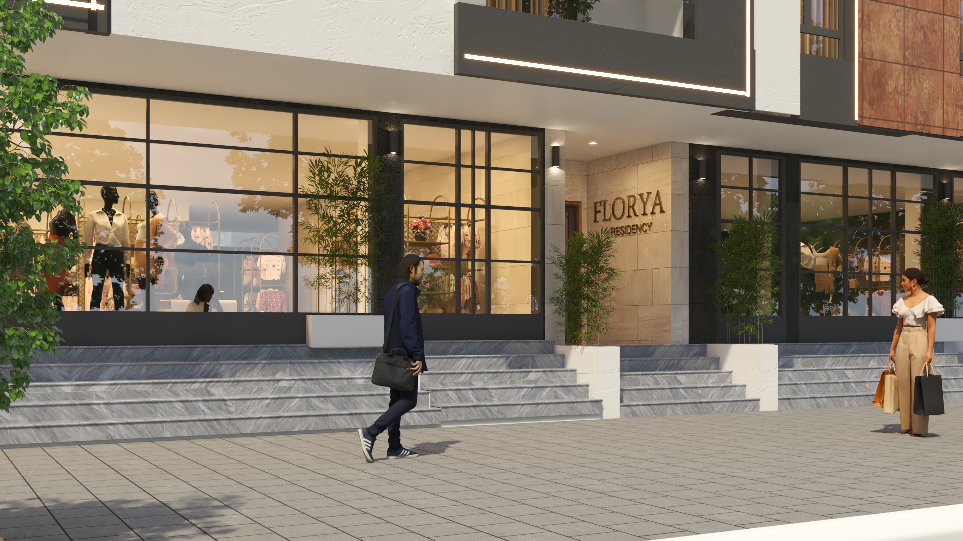 Residential Building Exterior Visualization-1