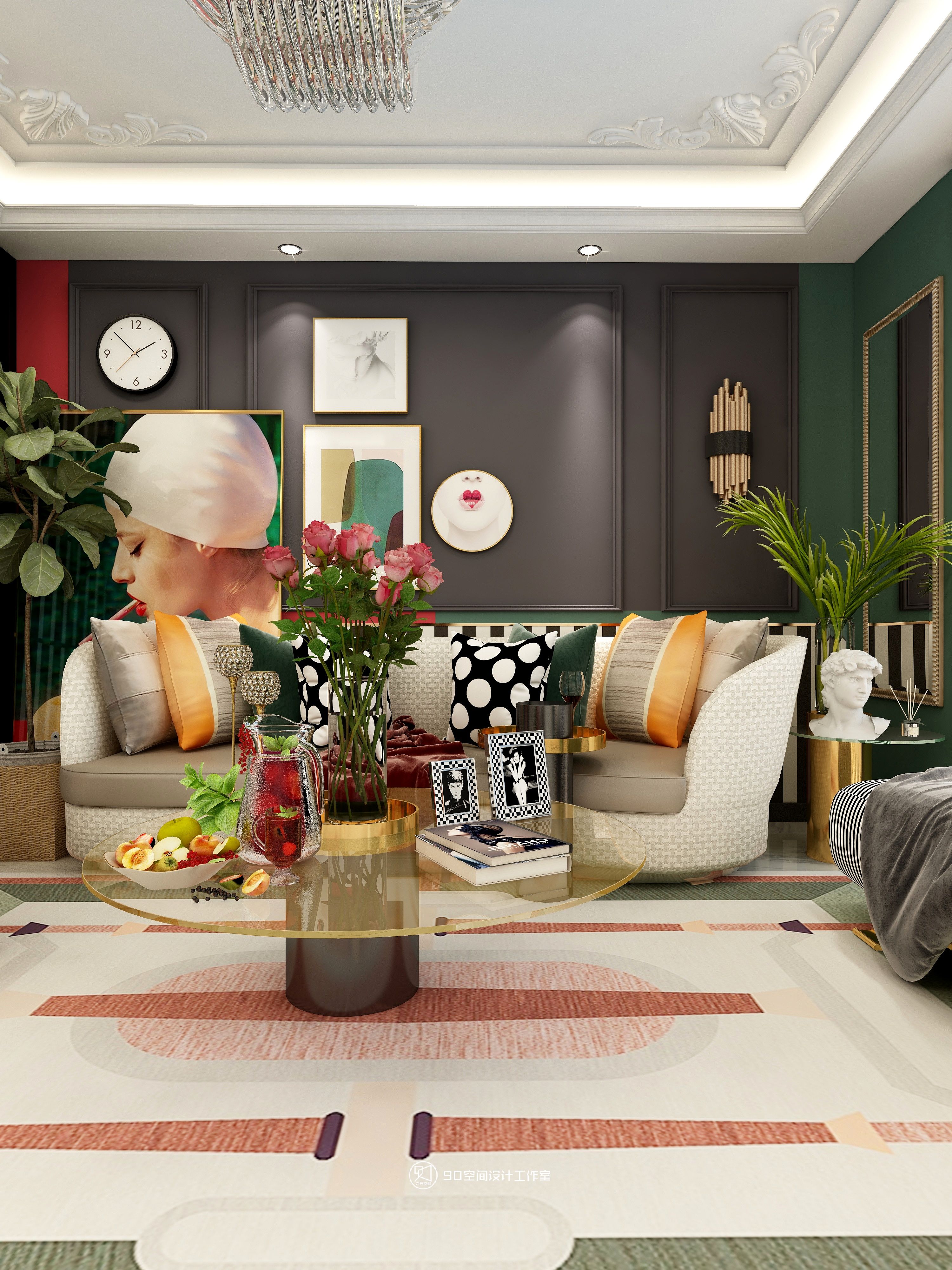 修炼爱情 · 轻奢 90 平方 2 房 2 厅 1 卫设计-18