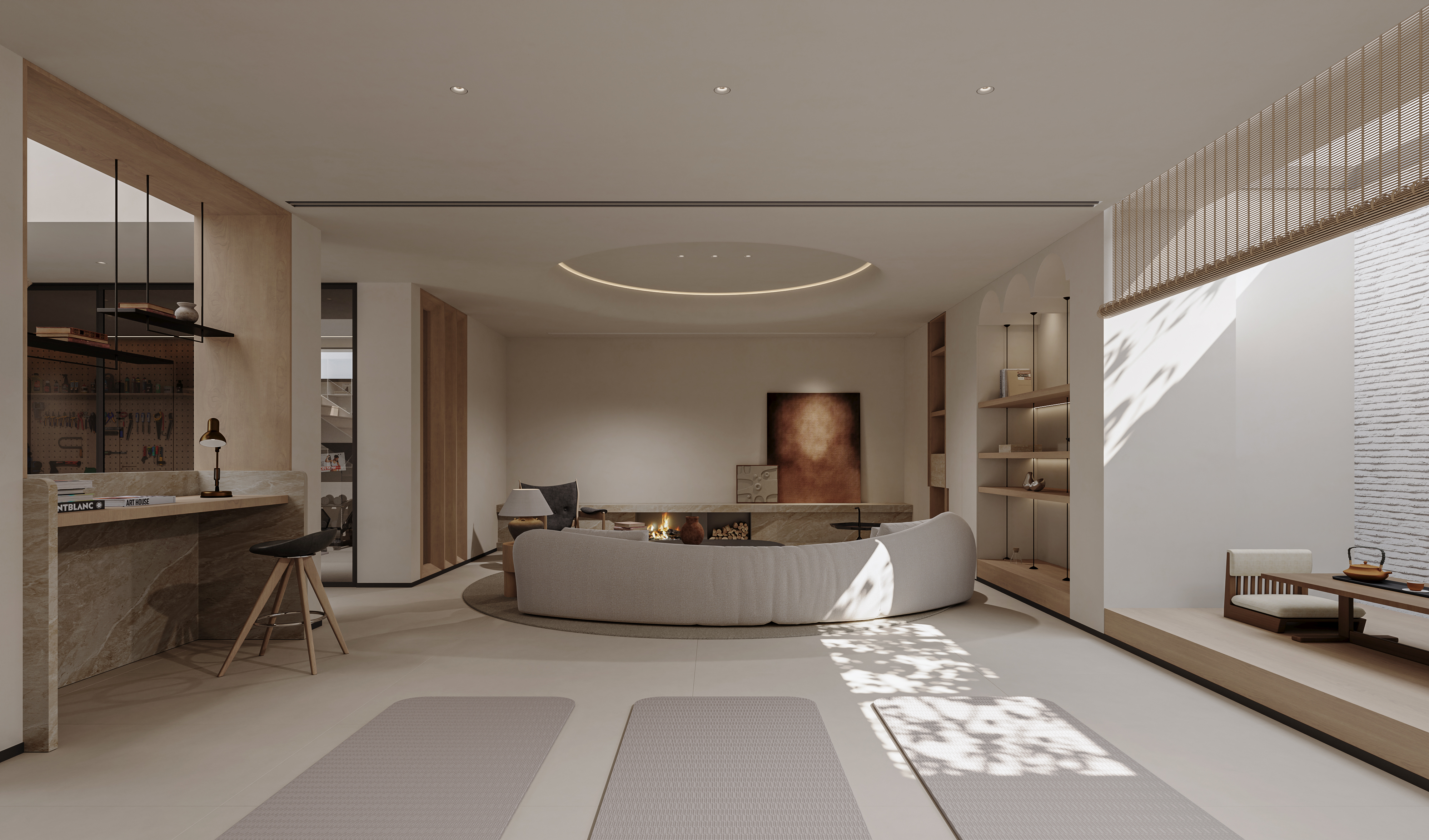 绘感视觉设计——奶油风地下室案例-2