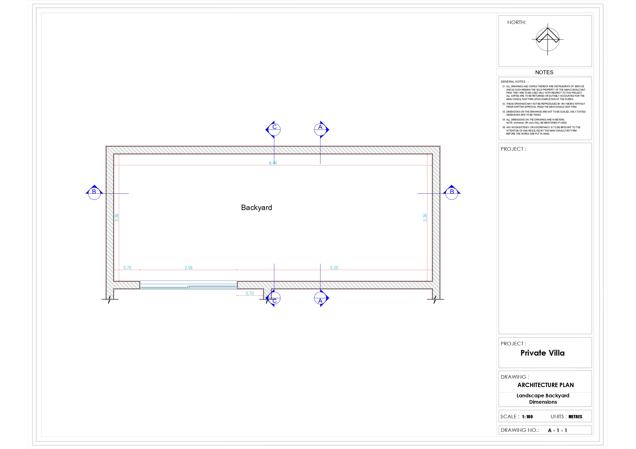 working drawings of backyard&front yard of villa in ksa-3