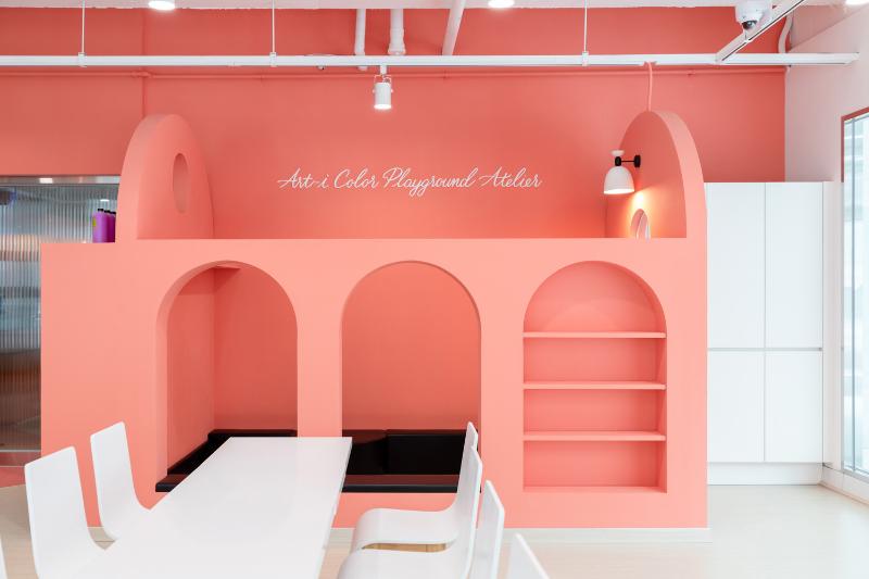 45 平米儿童咖啡厅 色彩游戏空间-13