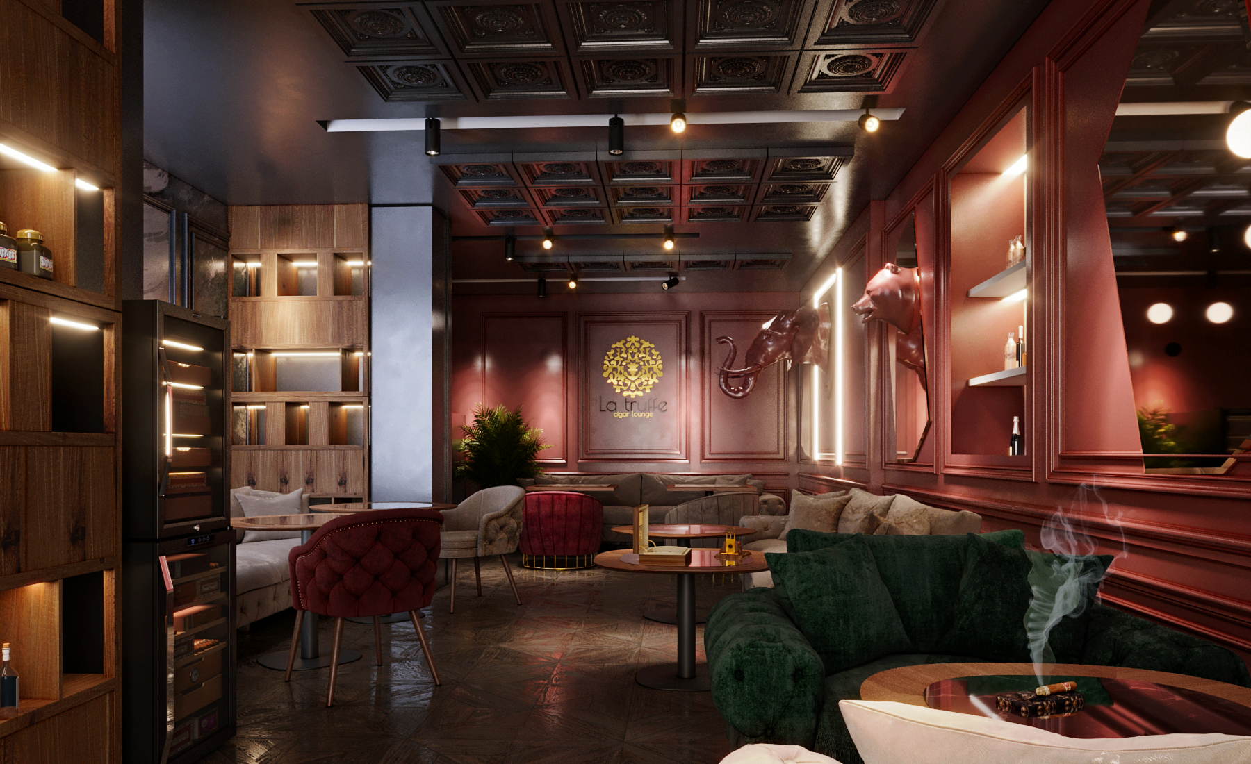 松露美食与雪茄酒廊-9