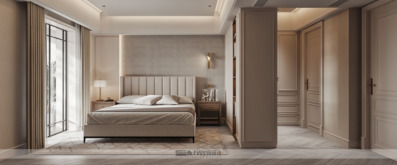 露香园 · 现代美式清新平层设计丨中国上海丨上海陈尹周室内设计-35