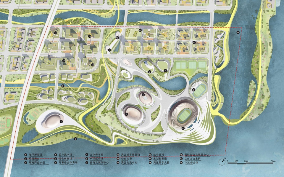 大湾区体育中心丨中国广州丨扎哈·哈迪德建筑事务所,广东省建筑设计研究院-24