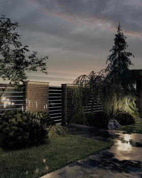 Визуализация, вечерний вид.